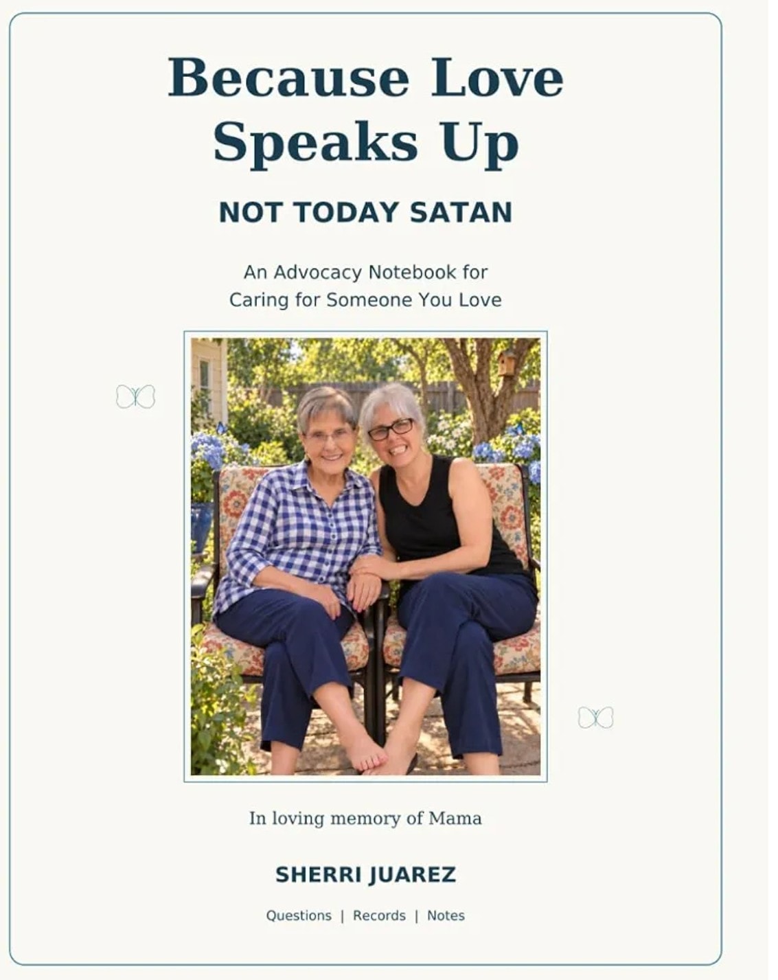 Because Love Speaks Up — Advocacy Notebook, 60 pages